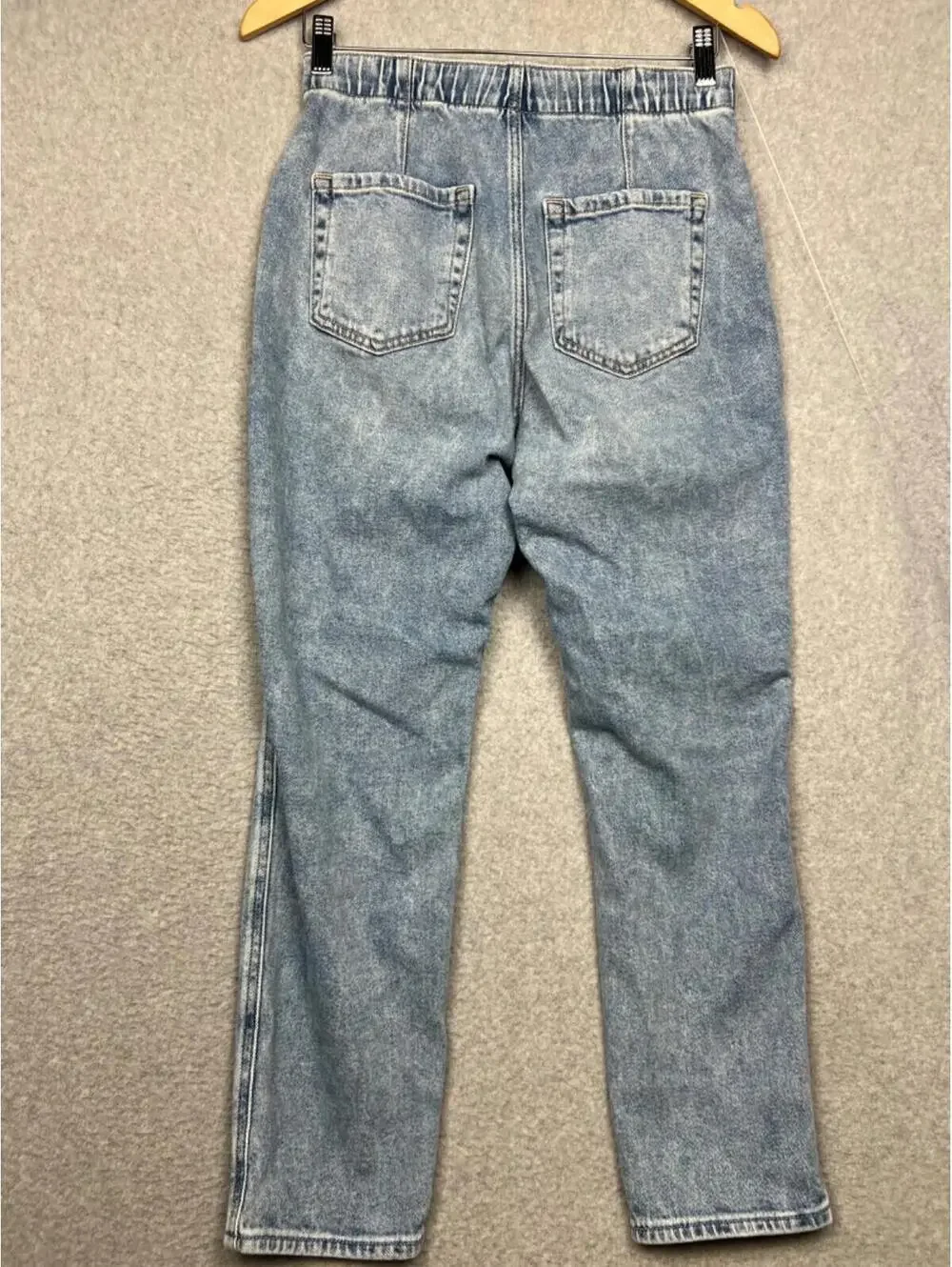 90s Y2k Hollister Curvy High Rise Mom Jeans Womens S Vintage Stretch Light wash